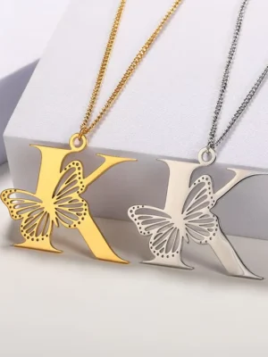 Personalized Initial Charm Necklace